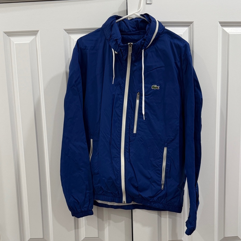 Lacoste Men's Royal Blue Windbreaker